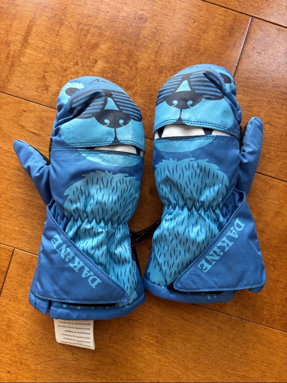 Kids Dakine Blue ski mitts Mittens - Cozy Winter Gloves
